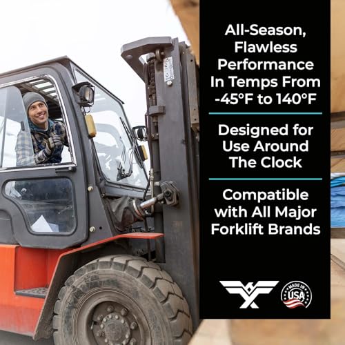 TRIAX Forklift HTF - Full Synthetic Hydraulic & Transmission Oil - Commercial Grade, True All Season to -50F (4 Gallon Pack) - size: 4 Gallon Pack