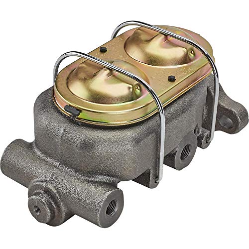 Cast Iron Master Cylinder, 1 Inch Bore, For GM/Corvette, Dual Outlet Design