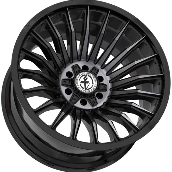 XF Off-Road XF-231 20x12 8x165.1 8x170-44 Cb 125.2 Gloss Black & Machined Titanium Double Dark Tint