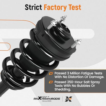 maXpeedingrods 4Pc Front Strut Rear Shock for Chevy Silverado 1500 - size: 4x Front Strut+Rear Shock