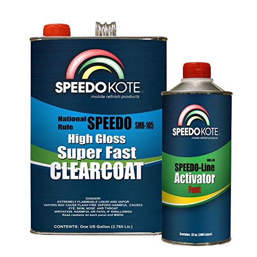 Mobile Refinish Clear Coat High Gloss Super Fast Clearcoat Gallon Kit SMR-105/60.