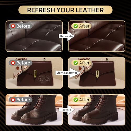 Boncart Leather Paint Brown with Satin Leather Sealer - color: Brown