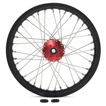 TOFR CNC 16"x1.85" Rear Wheel Rim Hub for Sur-Ron Light Bee X/S - color: Red, size: 16" Rear