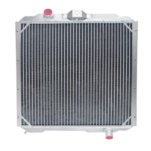 Full Aluminum Radiator compatible with 2002 2003 2004 Hummer H1 6.5L V8 Engine DIESEL 3 Row Core Radiators - size: 3 Row Radiator+CNC 1.3Bar Cap