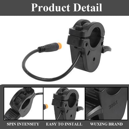 E-Bike Thumb Throttle 300X,Waterproof 3 Pin for 7/8" Handlebars