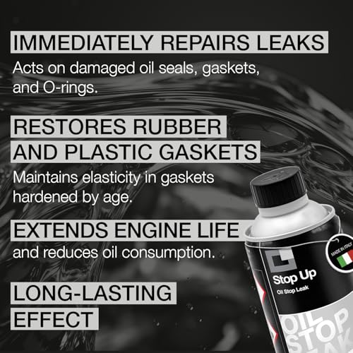 ERRECOM Stop Up, Engine Oil Stop Leak, 8 Fl.Oz Bottle (Engine Oil Stop Leak) - color: Engine Oil Stop Leak