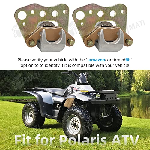 Front Left&Right Brake Caliper Assembly for Polaris ATV Sportsman 335 400 500 600 700 Sportsman 500 6X6 Magnum 330 500 Magnum 325 2X4 4X4 Xplorer 400 Xpedition 425 1910681 1910682