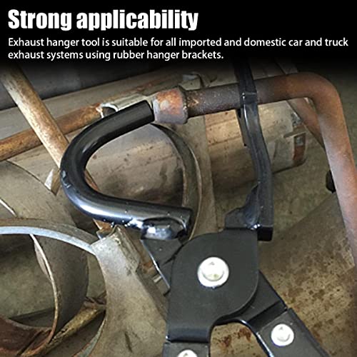 AUCELI Exhaust Hanger Removal Tool, Rubber Bracket and Exhaust Hanger Separation Hanger Removal Pliers, Muffler Hanger Removal Tool, Universal Vehicle Accessories for Car, SUV, Trunk