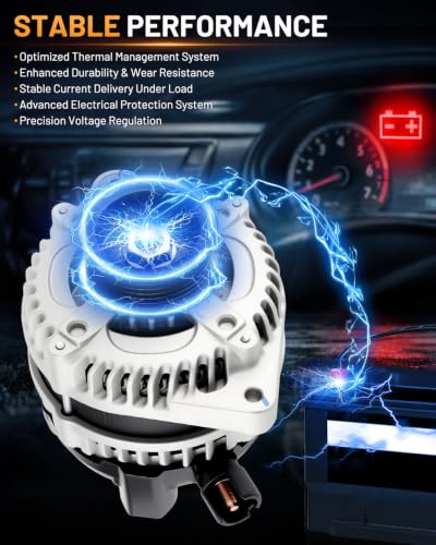 Alternator 11099 130A Fit for Honda Odyssey 2005-2007 3.5L - size: 11099N