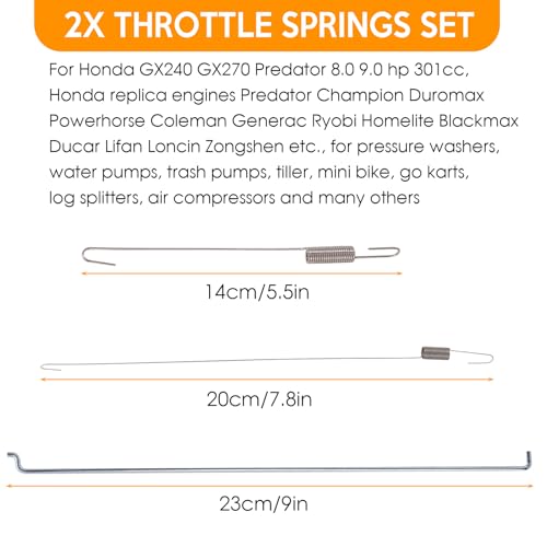36 Pack Throttle Return Springs for Honda Briggs Engine