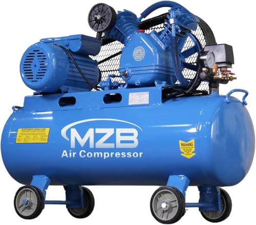 18.5 Gallon Single-Stage Portable Electric Air Compressor 2.2KW/3.0HP 5.6CFM 81dB Level Air Compressor with Wheels for Spray Painting, Auto Repair, Carpentry Decoration - size: 3.0HP - 18.5Gal
