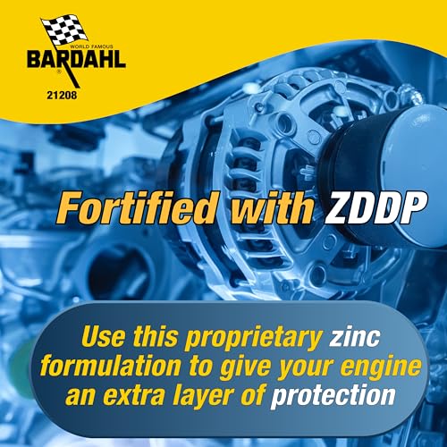 Bardahl Engine Protection Motor Oil Additive Zinc ZDDP High Mileage 12 oz
