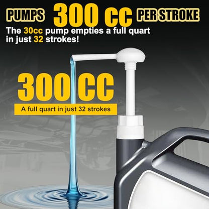30cc Hand Oil Pump for Gallon & Wide Quart Bottles