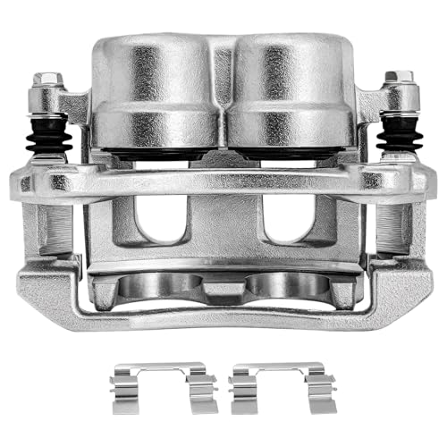 SCITOO Front Left Disc Brake Caliper With Bracket 18B4950 Silver - size: Front Driver[18B4950]