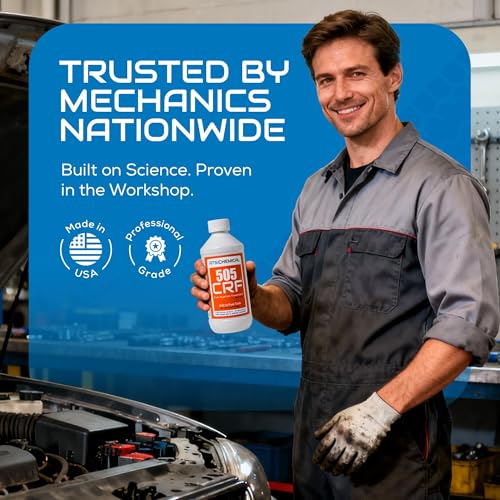 ATS Chemical 505 CRF Fuel System Treatment - 16 oz Powerful Carbon & Injector Cleaner for Gasoline & Diesel Engines - Help Boost MPG, Restore Power, & Reduce Emissions - Easy Pour Bottle - style: 505CRF Fuel System Cleaner 16 FL OZ