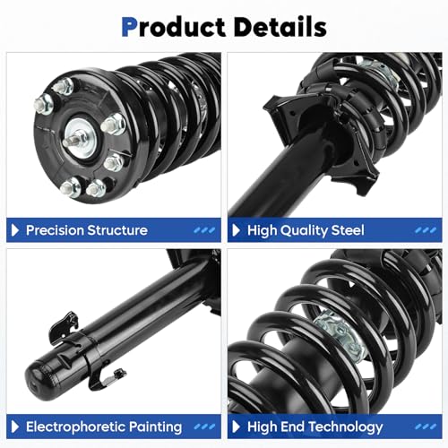 Front Struts Assembly Fit for Honda Accord 2.4L Sedan/Coupe 2008-2012