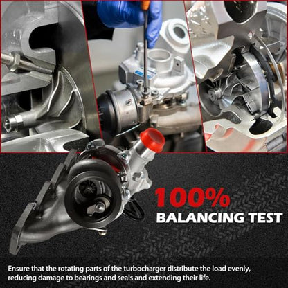 55565353 Turbo Charger Fit for 2011-2015 Chevy Cruze 1.4L, 2013-2021 Trax, 2013-2021 Buick Encore, 2012-2020 Sonic, 2016 Cruze Limited, Turbocharger Replace for 781504-0001 - size: Turbo w/ Gasket Kits