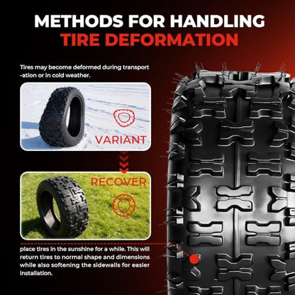 Set of 2 13x5-6 ATV UTV Tires, 13x5x6 All-Terrain Tires