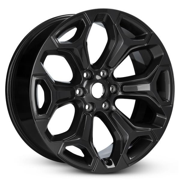 Wheel 22x9 in Aluminum Rim 6 Lug 139.7mm 19mm Offset 77.8mm CB| Painted Black finish Fits 2020-2024 Dodge Ram 1500 | New OEM Surplus | 5YD62TRMAB - size: 22x9 - OEM Surplus
