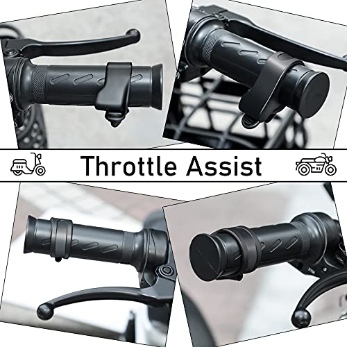 Frienda 4 Pcs Motorcycle Throttle Assist, Cruise Control Grip Holder Black