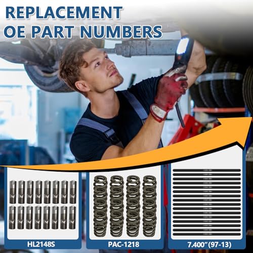Replace Truck Camshaft Lifters Kits for 1997-2013 GM/Chevrolet Gen 3/4 LS 4.8/5.3/5.7/6.0/6.2 V8 LSx Engine, Includes LS Cam Kit for 5.3, Oil Pump, Timing Chain, Springs, Pushrods - color: With Timing Chain & M295 Oil Pump
