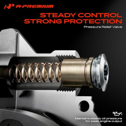 A-Premium Standard Volume Oil Pump Compatible with Chevrolet - style: Standard Volume