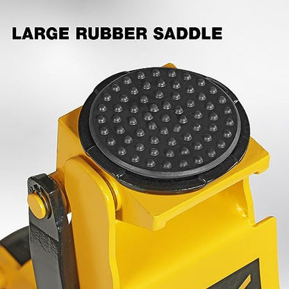 YELLOW JACKET 3.5 Ton Low Profile Floor Jack Quickly Lift Hydraulic Car Jack with Dual Pumps, 7700 lb Capacity - color: Steel, size: 3.5T low profile dual pump