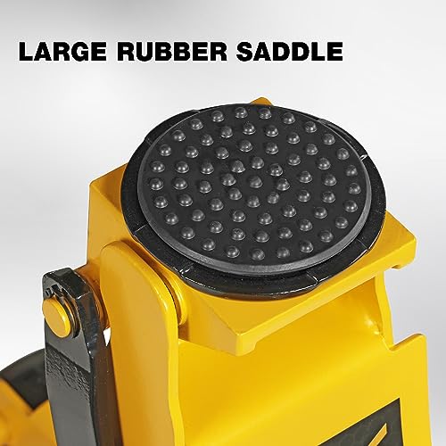 YELLOW JACKET 3.5 Ton Low Profile Floor Jack Quickly Lift Hydraulic Car Jack with Dual Pumps, 7700 lb Capacity - color: Steel, size: 3.5T low profile dual pump