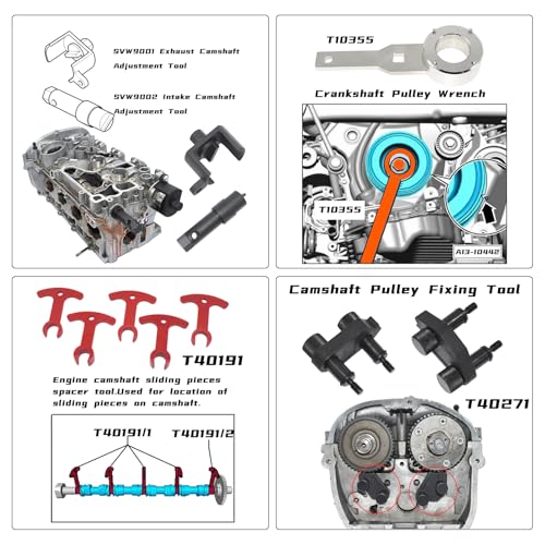 EA888 1.8 2.0 TSI TFSI Engine Camshaft Crankshaft Timing Tool Kit - size: 29PCS