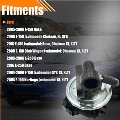 EGV1033 EGR Valve for 2005-2007 Ford E-150 2005-2007 E-250 2004-2006 F-150 - size: EGR Valve EGV1033