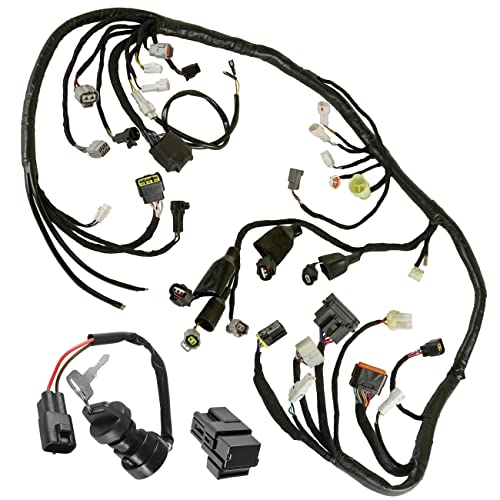 Caltric 1PE-82590-00-00 5DM-81950-01-00 Wiring Harness Switch Key Relay Compatible with Yamaha Raptor 700 700R YFM700R 2013-2014