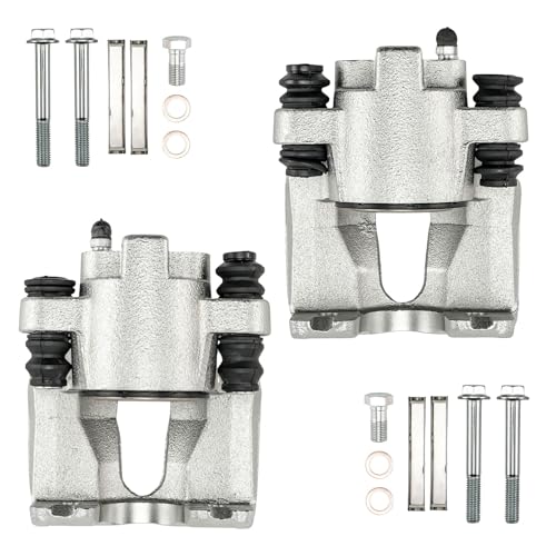 Torchbeam Rear Brake Caliper Left&Right w/Bracket Fit for F-150/F-250 - size: 18-4678, 18-4679