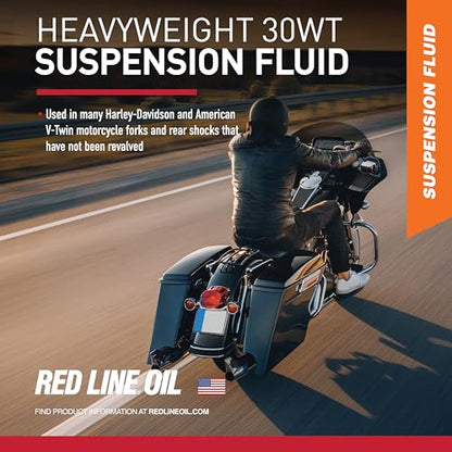 Red Line 91142 Heavyweight 30WT Synthetic Suspension Fluid (Orange) - 16 Ounce