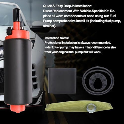 Intank Fuel Pump AM136612 AUC11498 Compatible with John Deere Gator - style: AUC11498