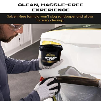 Dry Black Guide Coat, 7 Ounces (200 Grams) Excellent for Finding Defects in Automotive Paint, Great for Autobody, Highlights Scratches, Finds pinholes and Low Spots