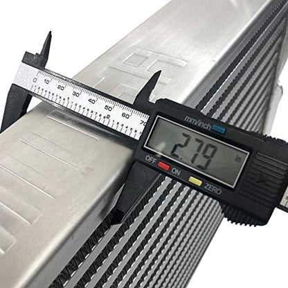 2.5" I/O Same Side Universal Intercooler 27"X12.5"X3" Tube & Fin