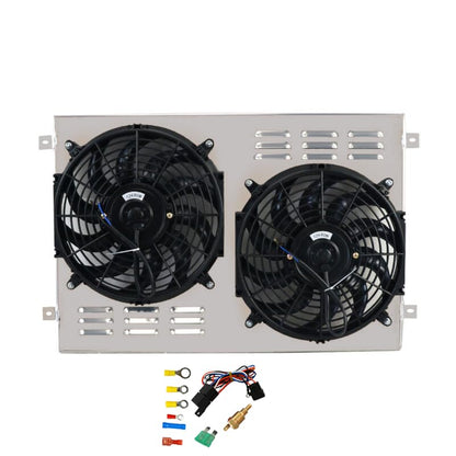 Aluminum Radiator Shroud Fan compatible with 1970-74 Dodge Plymouth Mopar Cars V8