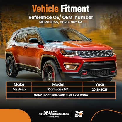 maXpeedingrods Front Left or Right CV Axle Assembly for Jeep Compass - size: for NCV82055