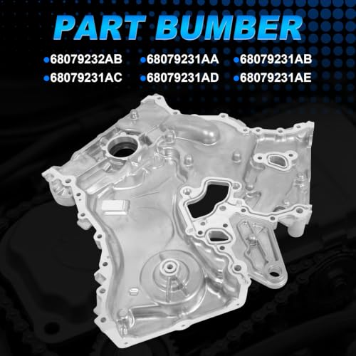 Engine Front Timing Chain Cover with Gasket