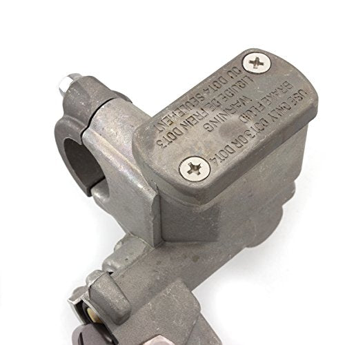 Dirt Bike Brake Master Cylinder Reservoir Cable Clutch Levers for CR80/85R CR125R/250R CRF150R CRF125F/150F/230F/250F CRF250/450X CRF250/450R CRF250/450RX CRF150L/250L/450L CRF300L - color: Gray