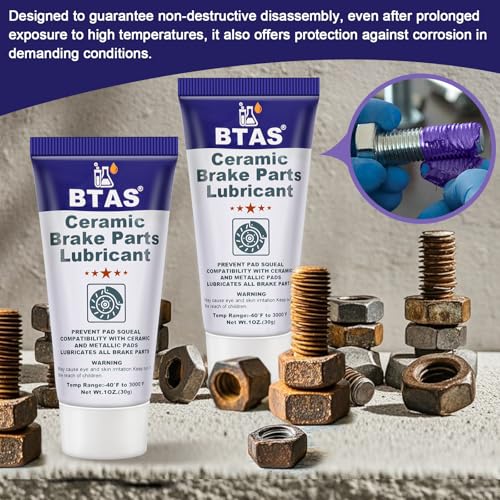 BTAS Brake Grease for Brake Caliper Parts Sliding Pin & Pad Lubricant 1oz - size: 1 oz