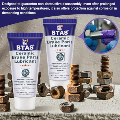 BTAS Brake Grease for Brake Caliper Parts Sliding Pin & Pad Lubricant 1oz - size: 1 oz