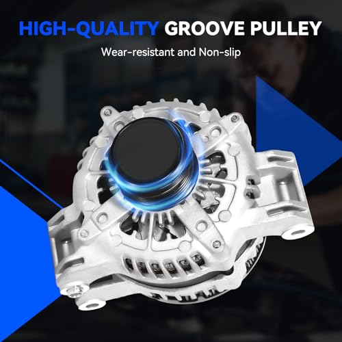 Alternator Compatible with 2011-2021 Chrysler 300, Dodge Charger Durango V6 3.6L, Jeep Grand Cherokee, 2015-2021 Dodge Challenger, 2013-2015 Ram 1500, 4801778AF 56029789AA 11598N - size: 11598N