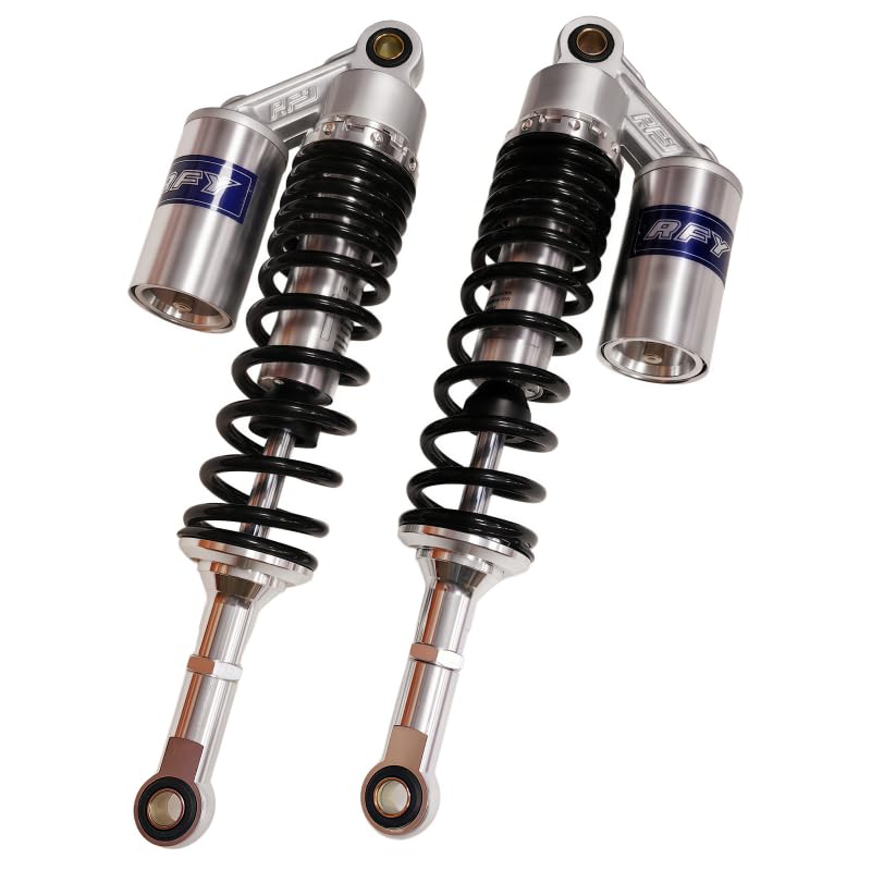 14.17 inch Motorcycle Air Shock Absorber Suspension ATV Quad 2pcs - color: Silver