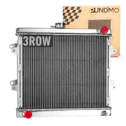 Radiator for 1984-1995 1985 1986 Toyota Pickup 4Runner 2.4L L4 SR5 DLX MT - size: 3row radiator