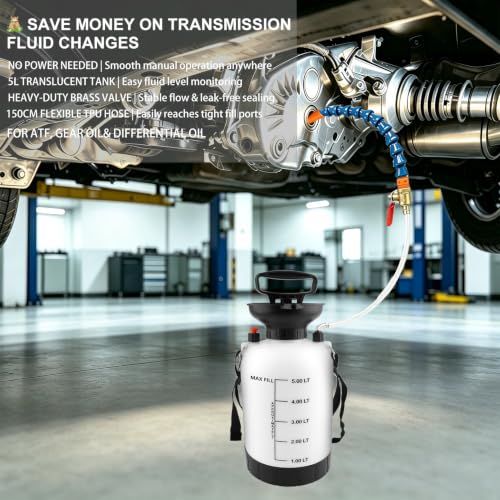 5L Transmission Fluid Pump, Manual Fluid Transfer Pump for ATF & Gear Oil - size: Fluid Pump-5L