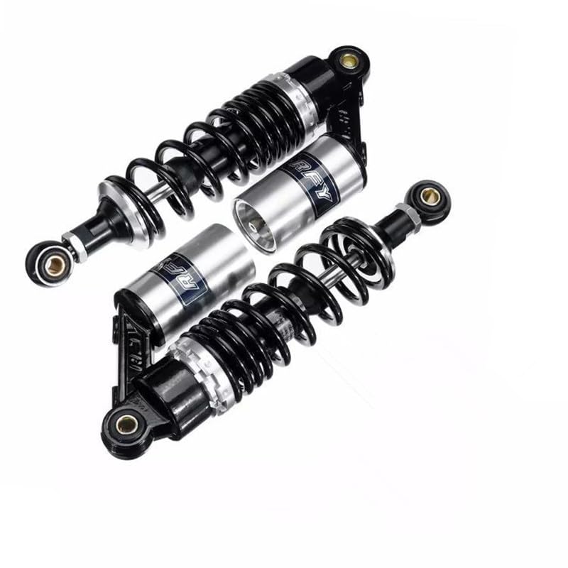 280mm Rear Shock Absorber Suspension Motorcycle ATV Quad 7mm Spring - color: Silver Black