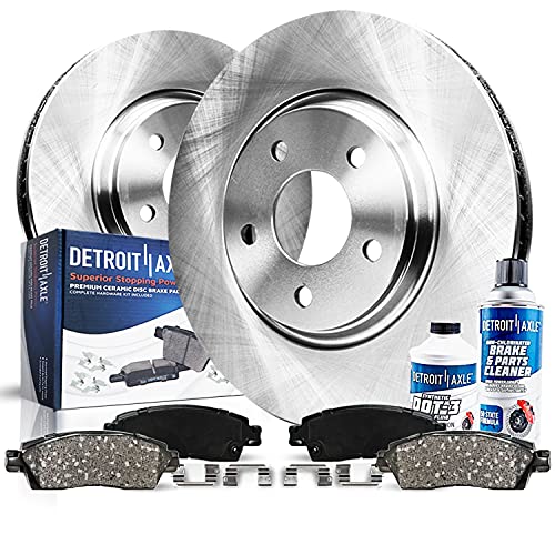 Detroit Axle - Front Brake Kit for Hyundai Elantra Coupe GT Veloster - size: 4PR1500274/kit