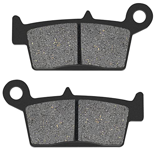 AHL Front and Rear Brake Pads Set Compatible with Yamaha YZ426F YZ426 F 2000-2002 YZ250F WR250F (4T) 2001-2002 WR426F WR426 F 2001-2002(Semi-metallic) - size: Semi-metallic
