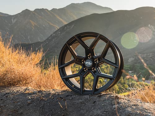 RockTrix RT105 20x9 Off-Road Wheels compatible with Toyota Tundra 2007-2021, Matte Black 5x150 Rims +12mm Offset for 33-35 Inch Tire Clearance, Fits Sequoia, Land Cruiser, And Fits Lexus LX570 - color: Matte Black, size: 20x9 +12mm offset